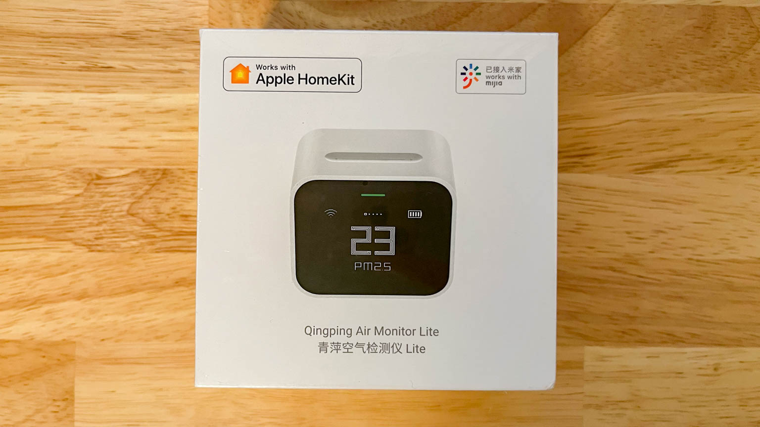 [製品レビュー] Qingping Air Monitor Lite (HomeKit対応)で室内の空気をモニターする